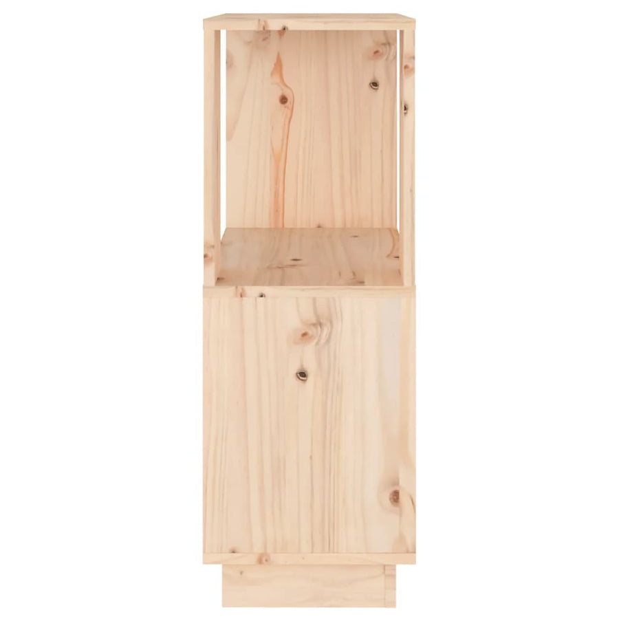 Boekenkast/Kamerscherm 5X25X70 Cm Massief Grenenhout Naturel