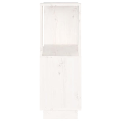 Boekenkast/Kamerscherm 51X25X70 Cm Massief Grenenhout Wit