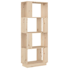 Boekenkast/Kamerscherm 51X25X132 Cm Massief Grenenhout Naturel