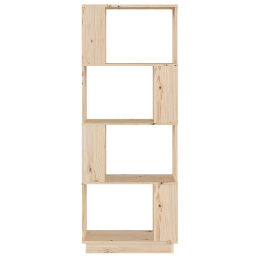 Boekenkast/Kamerscherm 51X25X132 Cm Massief Grenenhout Naturel