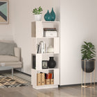 Bookcase/room divider 51x25x132 cm solid pine wood white