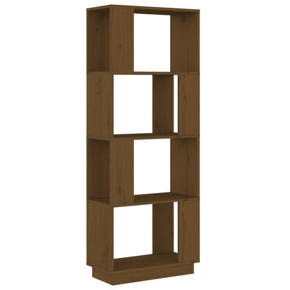 Boekenkast/Kamerscherm 5X25X32 Cm Grenenhout Honingbruin