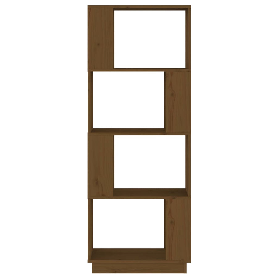 Boekenkast/Kamerscherm 5X25X32 Cm Grenenhout Honingbruin