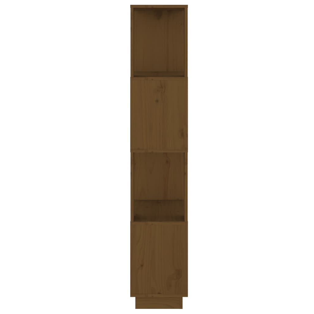 Boekenkast/Kamerscherm 5X25X32 Cm Grenenhout Honingbruin