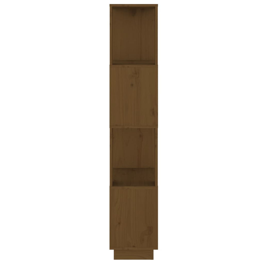 Boekenkast/Kamerscherm 5X25X32 Cm Grenenhout Honingbruin