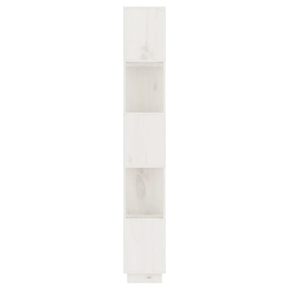 Boekenkast/Kamerscherm 51X25X163,5 Cm Massief Grenenhout Wit
