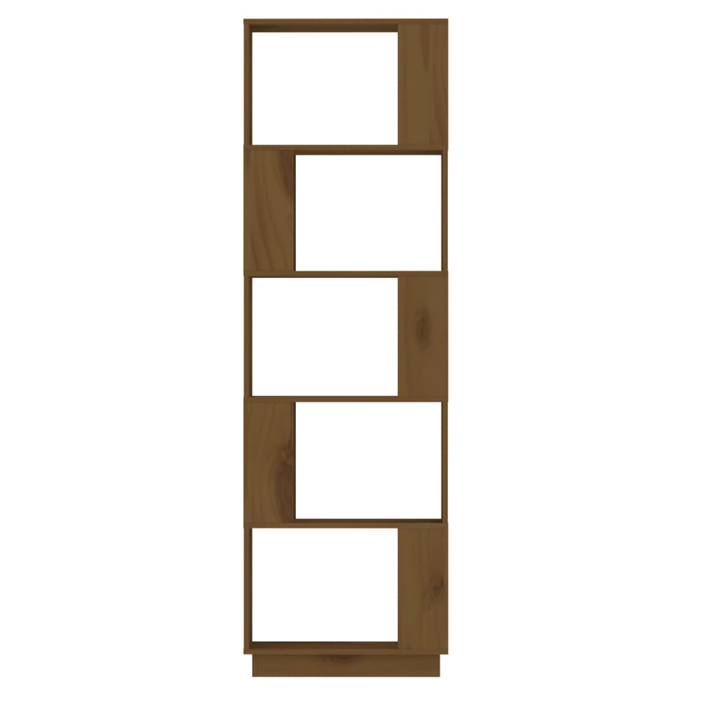 Boekenkast/Kamerscherm 5X25X63,5 Cm Grenenhout Honingbruin