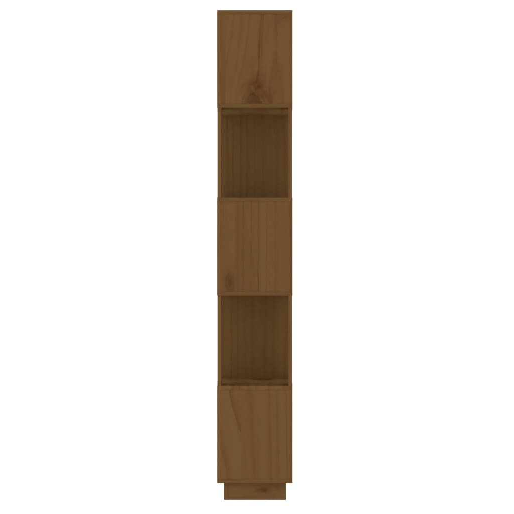 Boekenkast/Kamerscherm 5X25X63,5 Cm Grenenhout Honingbruin