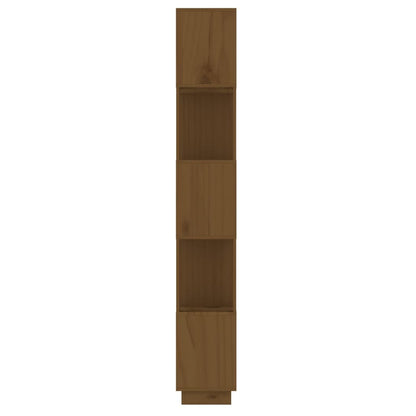 Boekenkast/Kamerscherm 5X25X63,5 Cm Grenenhout Honingbruin