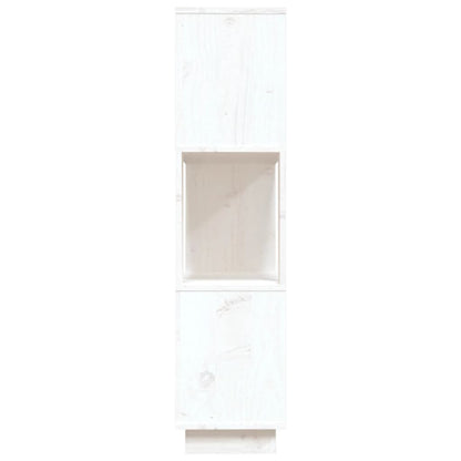 Boekenkast/Kamerscherm 80X25X101 Cm Massief Grenenhout Wit