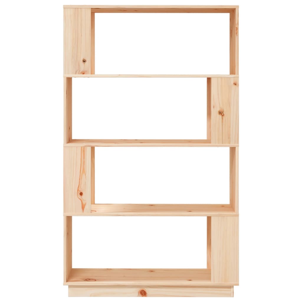 Boekenkast/Kamerscherm 80X25X32 Cm Massief Grenenhout Naturel