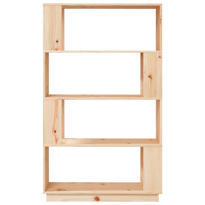 Boekenkast/Kamerscherm 80X25X32 Cm Massief Grenenhout Naturel