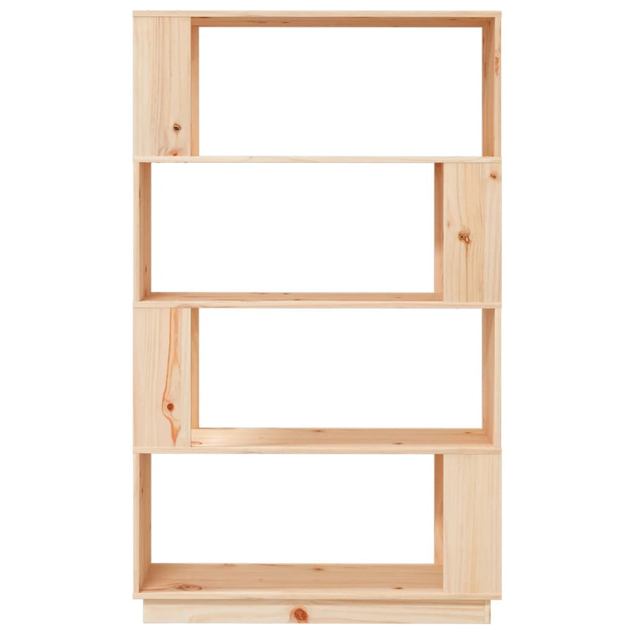 Boekenkast/Kamerscherm 80X25X32 Cm Massief Grenenhout Naturel