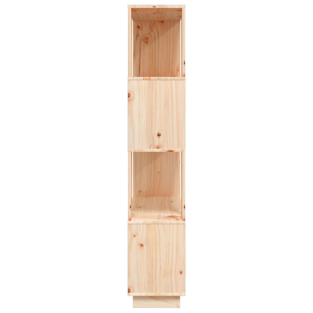 Boekenkast/Kamerscherm 80X25X32 Cm Massief Grenenhout Naturel