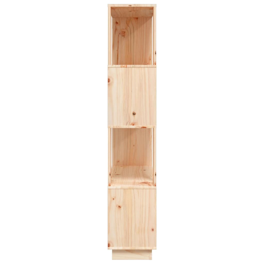 Boekenkast/Kamerscherm 80X25X32 Cm Massief Grenenhout Naturel