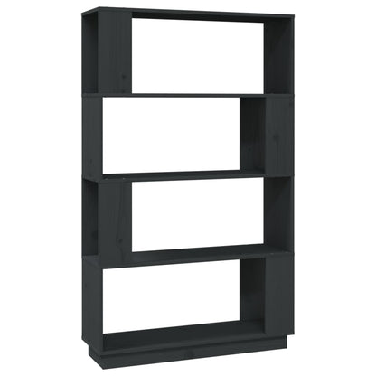 Boekenkast/Kamerscherm 80X25X32 Cm Massief Grenenhout Grijs