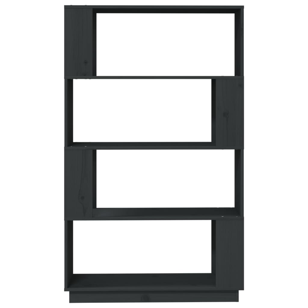 Boekenkast/Kamerscherm 80X25X32 Cm Massief Grenenhout Grijs