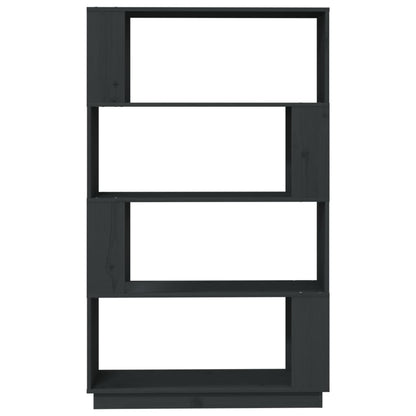 Boekenkast/Kamerscherm 80X25X32 Cm Massief Grenenhout Grijs