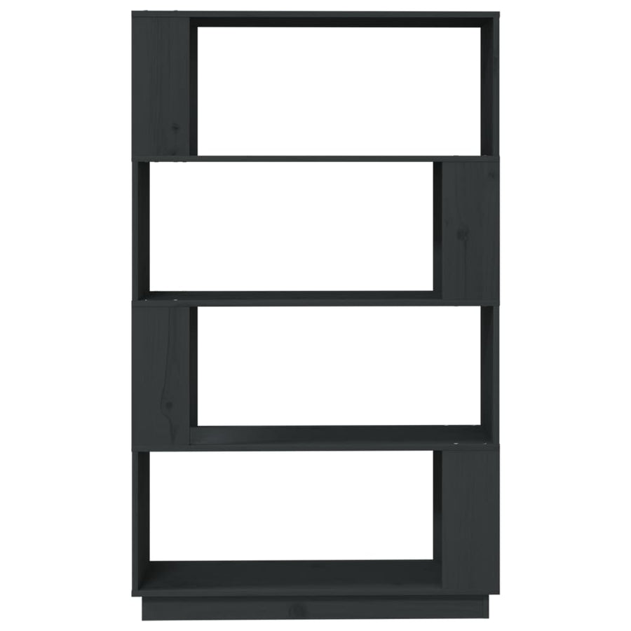 Boekenkast/Kamerscherm 80X25X32 Cm Massief Grenenhout Grijs