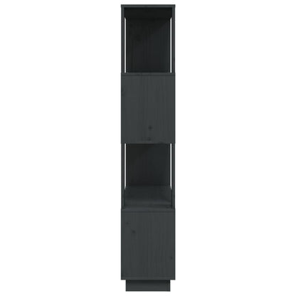 Boekenkast/Kamerscherm 80X25X32 Cm Massief Grenenhout Grijs