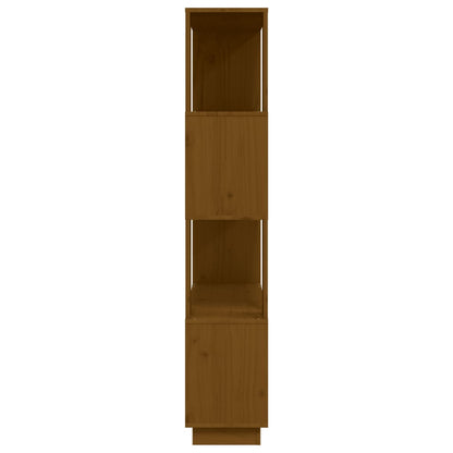 Boekenkast/Kamerscherm 80X25X32 Cm Massief Hout Honingbruin