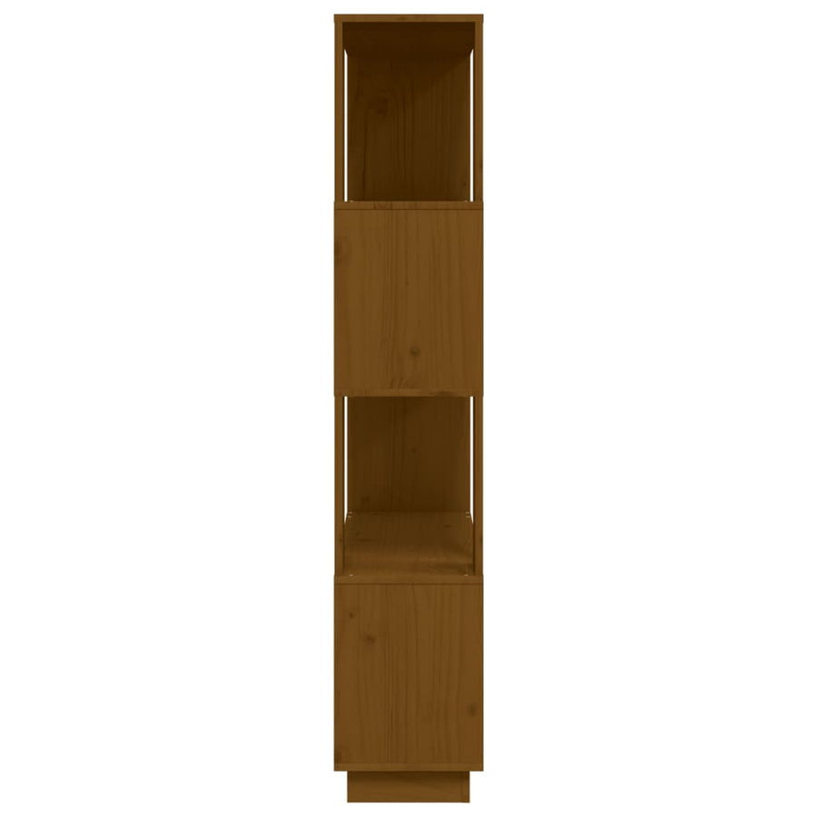 Boekenkast/Kamerscherm 80X25X32 Cm Massief Hout Honingbruin