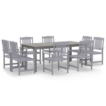 -Delige Tuinset Massief Acaciahout Grijs