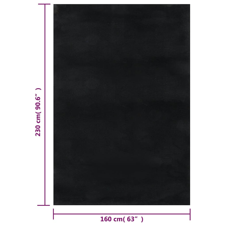 Vloerkleed Wasbaar Korte Pool Anti-Slip 160 x 230 cm