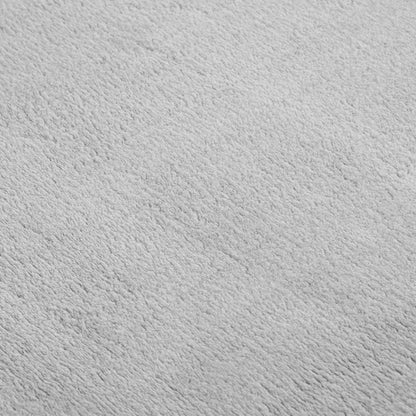 Vloerkleed wasbaar korte pool anti-slip 160x230 cm grijs