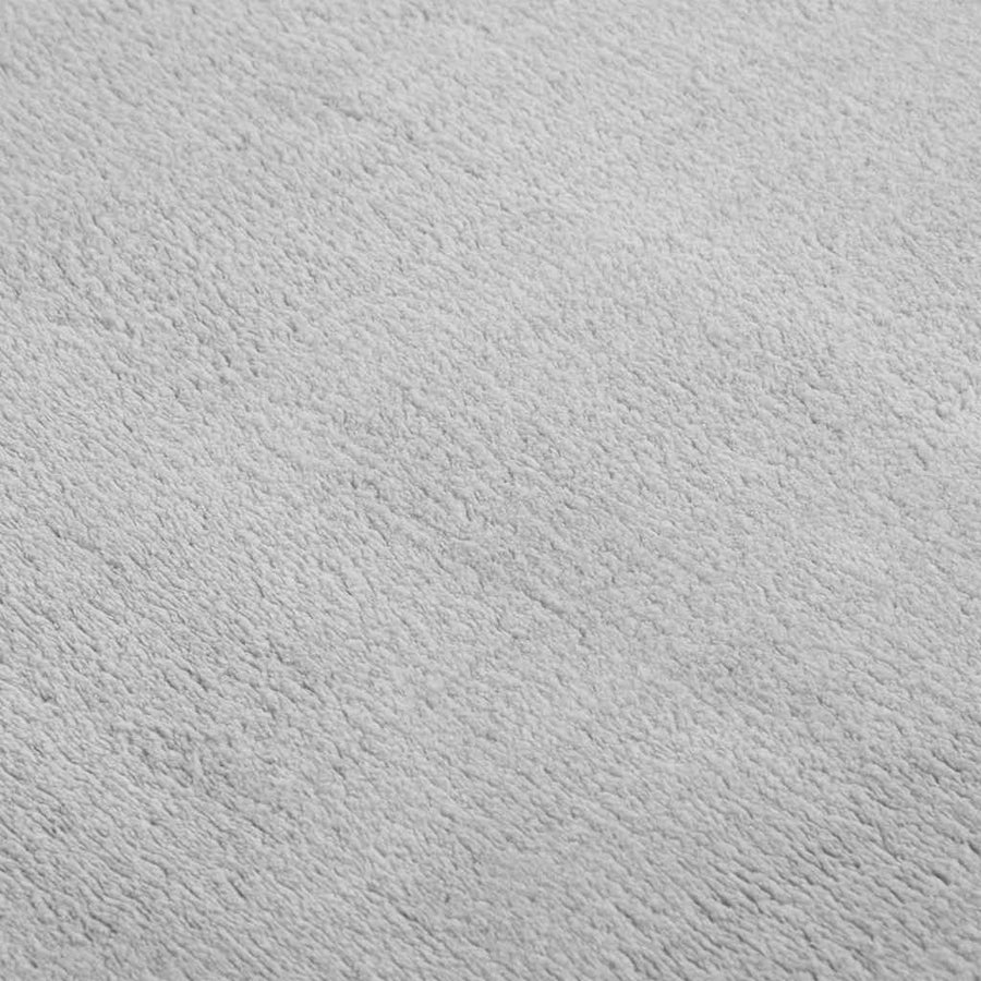Vloerkleed wasbaar korte pool anti-slip 160x230 cm grijs