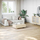 Vloerkleed 160x230 cm beige kort pool wasbaar anti-slip