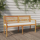 Batavia Bench with Cushion 150 cm Solid Teak