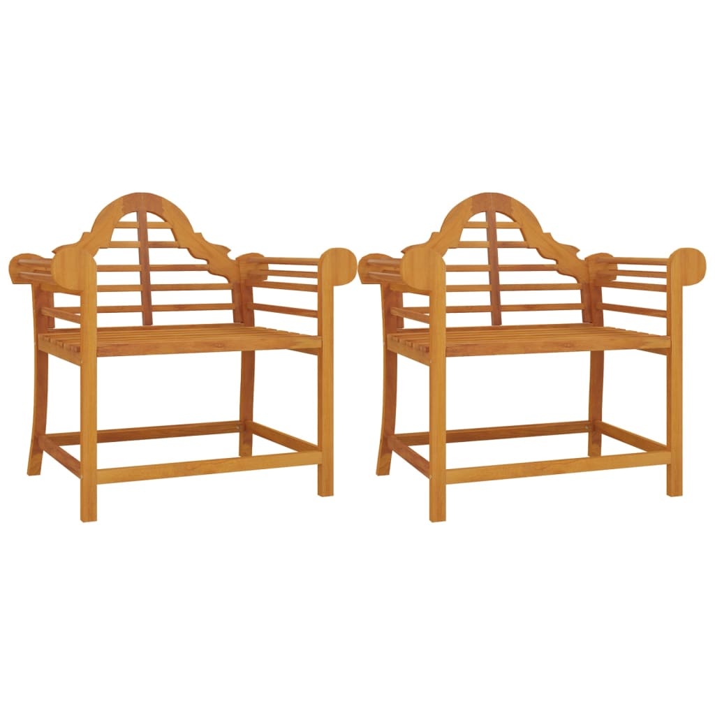 Tuinstoelen 91X6X94 Cm Massief Teakhout 2