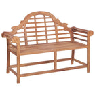 Tuinbank 127x58,5x92,5 cm massief teakhout