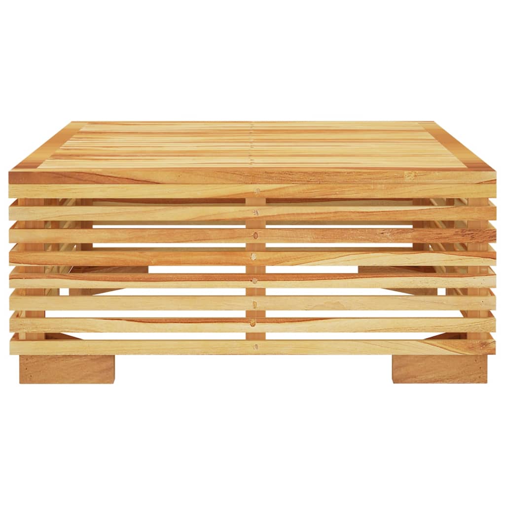 Tuin 69,5X69,5X3 Cm Massief Teakhout Crème Tafel