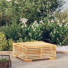 Tuin 69,5X69,5X3 Cm Massief Teakhout Crème Tafel