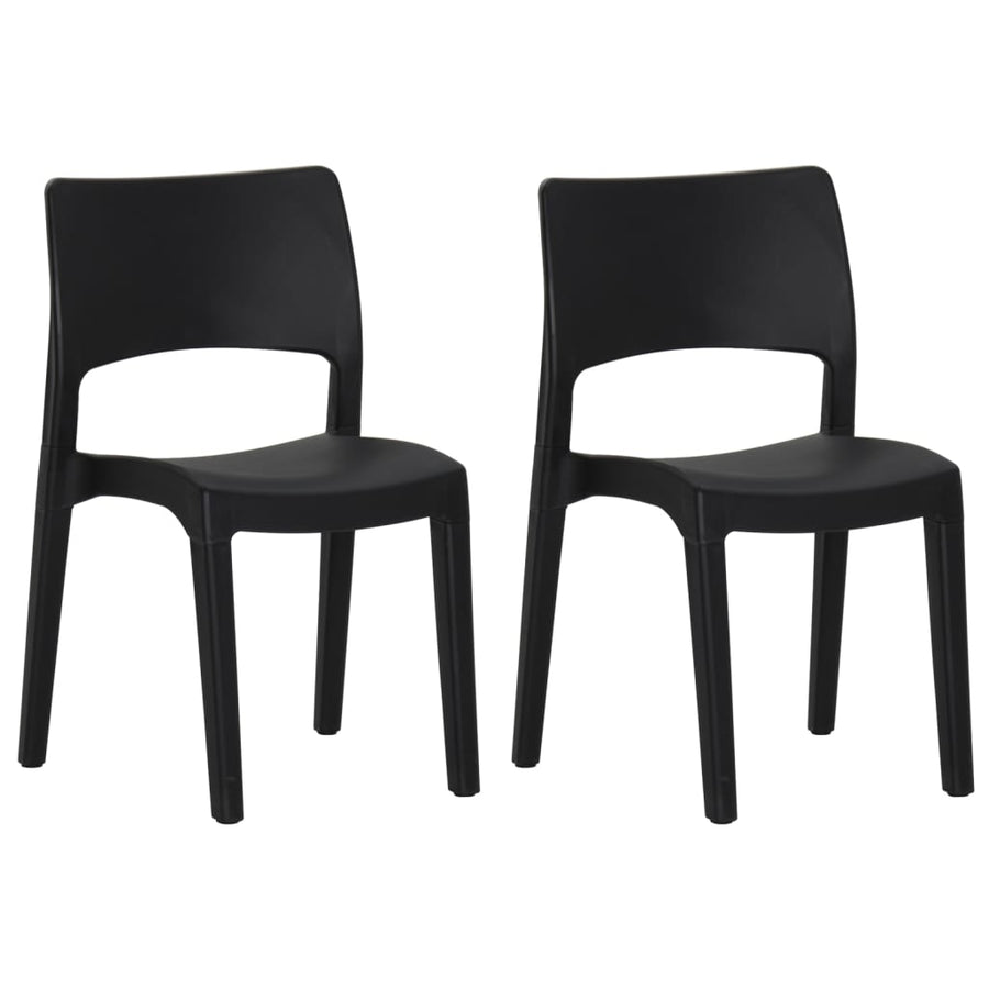 Tuinstoelen Polypropeen Antraciet