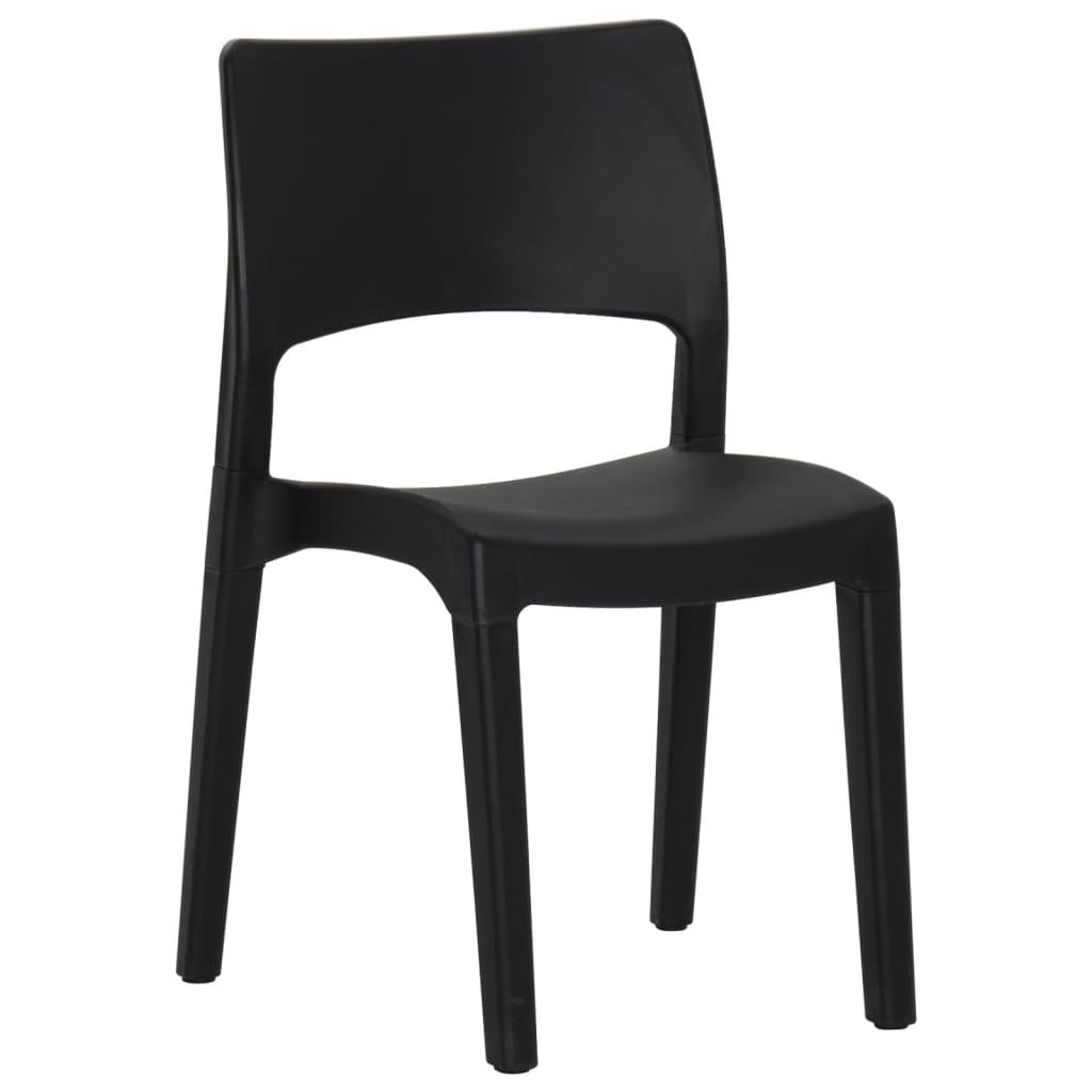Tuinstoelen Polypropeen Antraciet