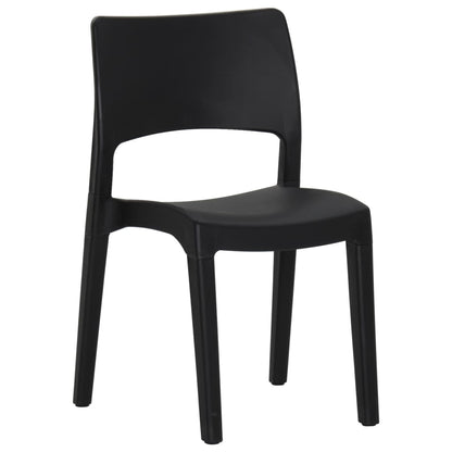 Tuinstoelen Polypropeen Antraciet