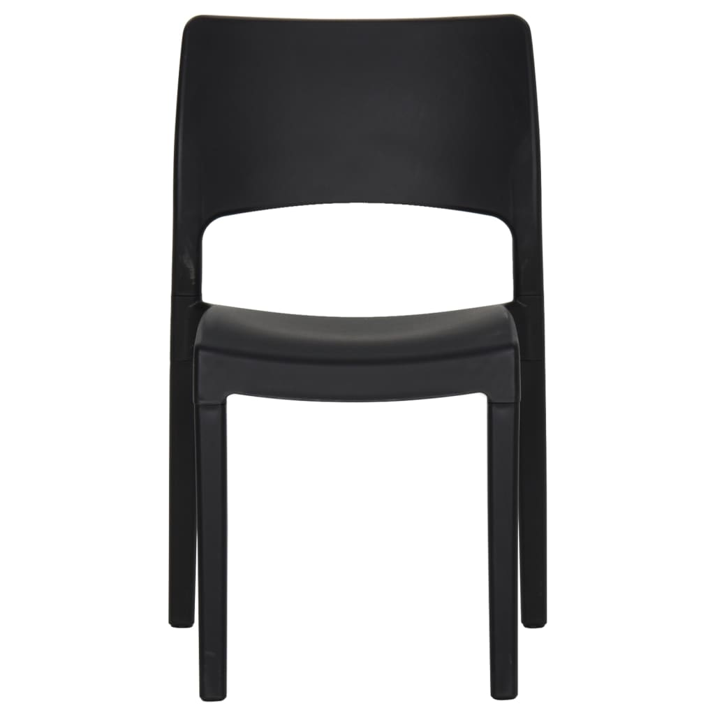 Tuinstoelen Polypropeen Antraciet