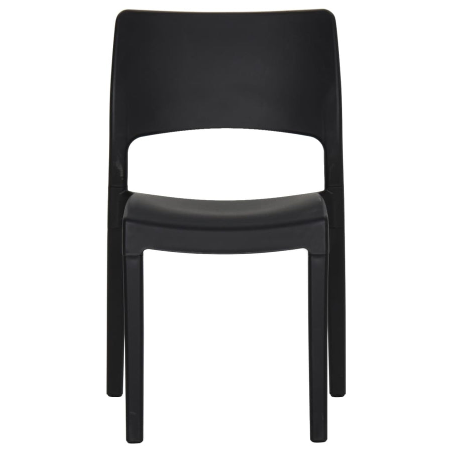 Tuinstoelen Polypropeen Antraciet
