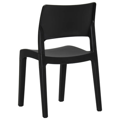 Tuinstoelen Polypropeen Antraciet