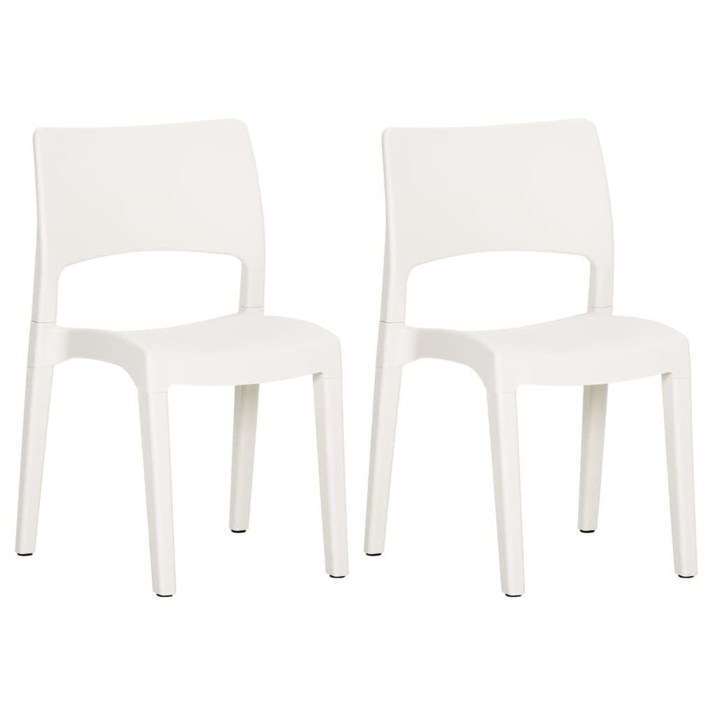 Tuinstoelen Polypropeen Wit