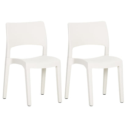 Tuinstoelen Polypropeen Wit