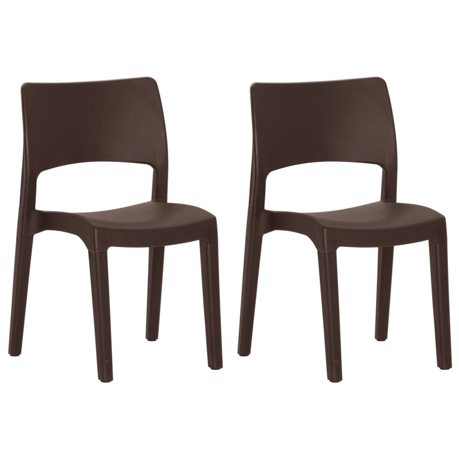 Tuinstoelen Polypropeen Kleurig Mokka