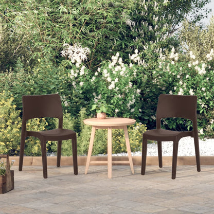 Tuinstoelen Polypropeen Kleurig Mokka