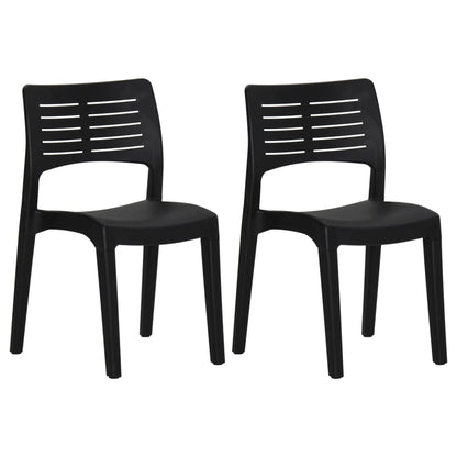 Tuinstoelen Polypropeen Kleurig Antraciet