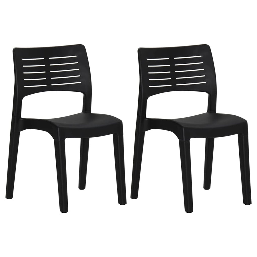 Tuinstoelen Polypropeen Kleurig Antraciet