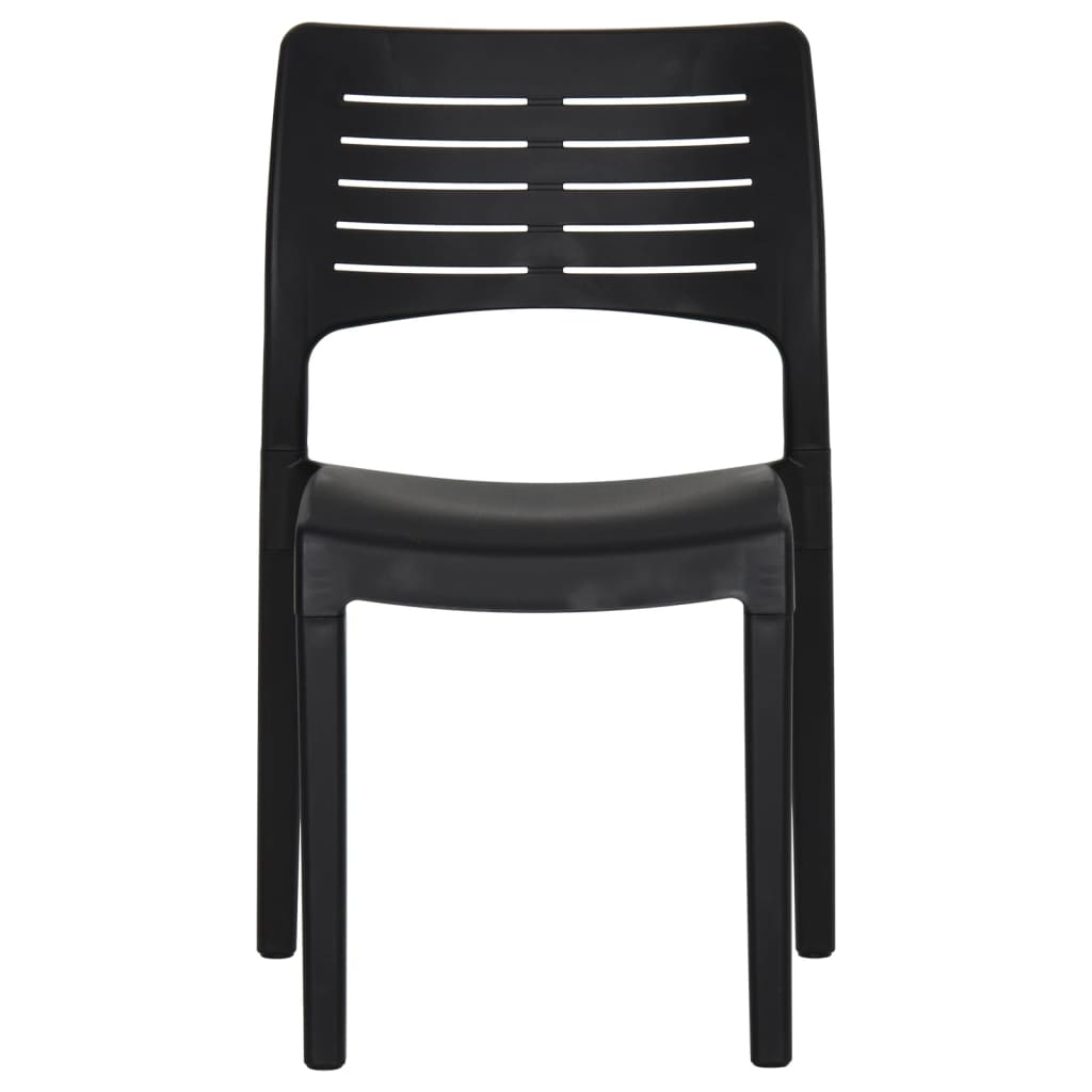 Tuinstoelen Polypropeen Kleurig Antraciet