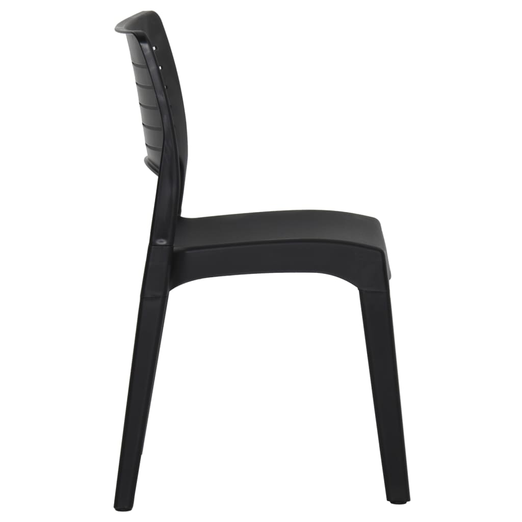 Tuinstoelen Polypropeen Kleurig Antraciet